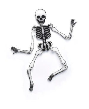 How to make a Halloween Shrink Plastic Skeleton