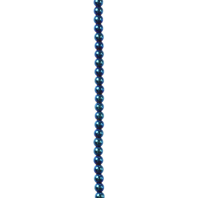4mm Teal Hematine