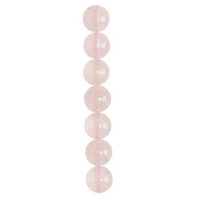 6mm Round Rose Quartz Semi-Precious Beads