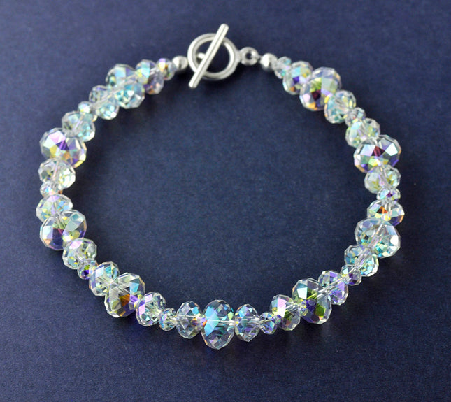 8mm Crystal AB Preciosa Bellatrix Bead