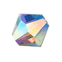 4mm Crystal AB Preciosa crystal bicone bead