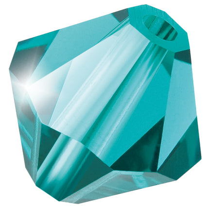 Blue Zircon Preciosa crystal bicone bead