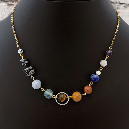 Solar System Necklace Kit – Gold Plated