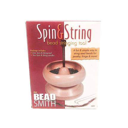 Wooden Spin & String - bead spinner tool