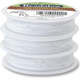 Beadalon 7 Strand 9.2m (30ft) White 0.38mm