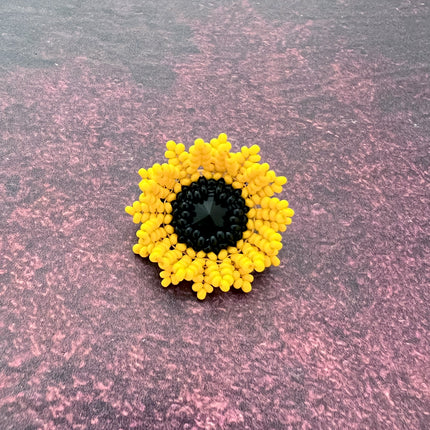 Beaded Flower Jewellery Kit - Sunflower