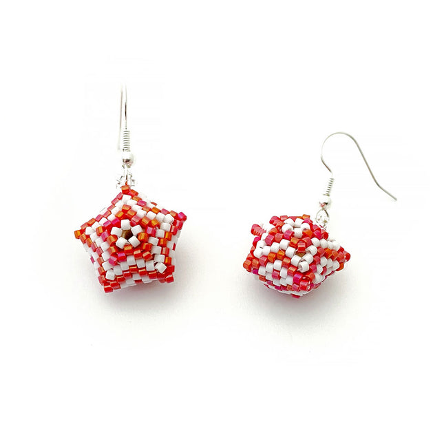 Red Chunky Star Earring Kits