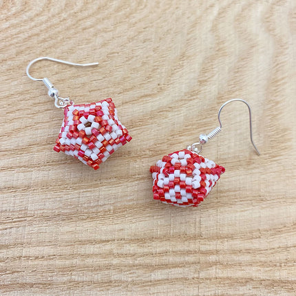 red chunky star beading kit