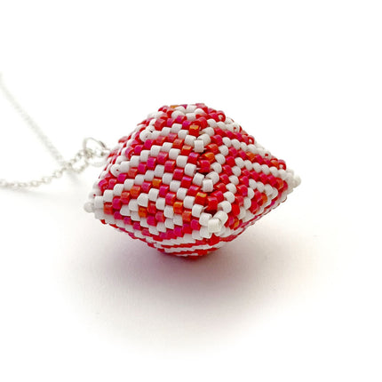 Red Chunky Star Pendant Necklace Kit