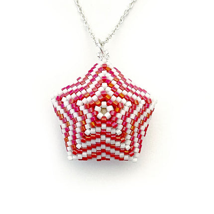 Red Chunky Star Pendant Kit