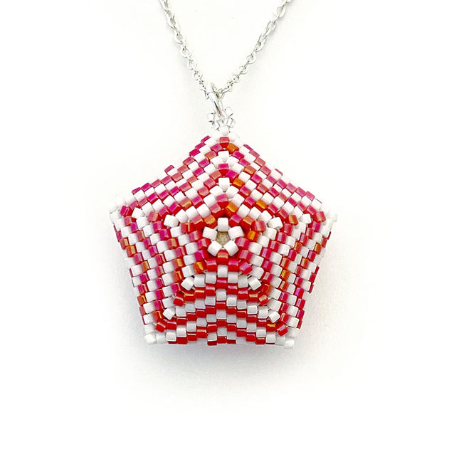 Red Chunky Star Pendant Kit