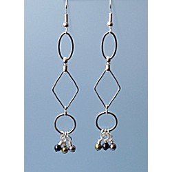 Quicklink Medium Oval Silver Plated