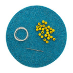 Turquoise with Yellow Beads