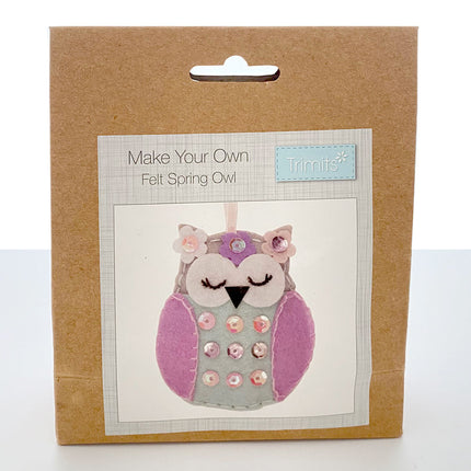 Felt Spring Owl Kit