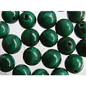 4mm Malachite Round Semi-Precious Beads
