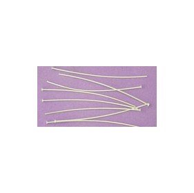 Headpins 38mm Silver Plated