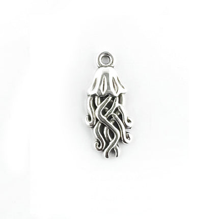 Metal Jellyfish Charm 