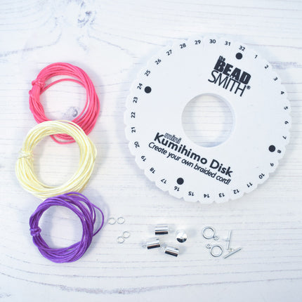 Kumihimo Bracelet Kit Warm