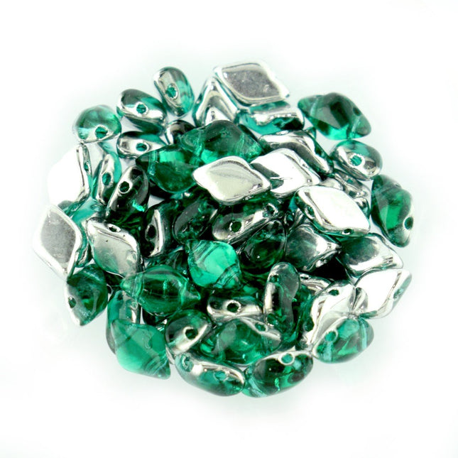 Matubo Czech Glass 2 hole gemduo beads