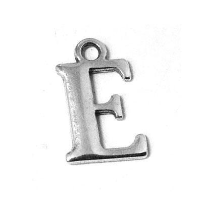 Metal Letter E Pendant Charm