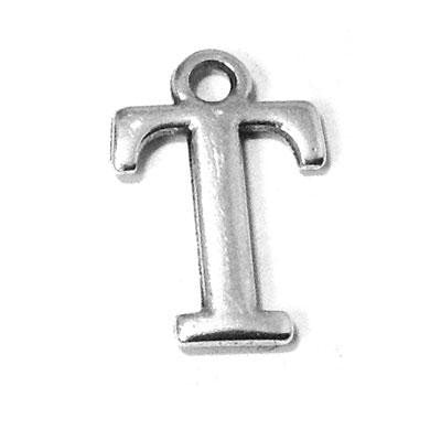 Metal Letter T Pendant Charm