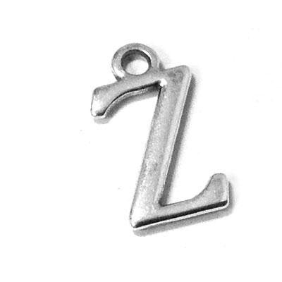 Metal Letter Z Pendant Charm