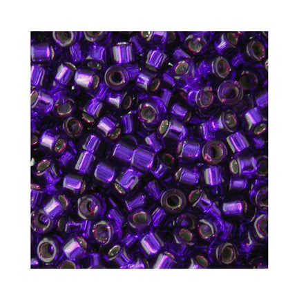 Miyuki Delica Bead Size 11 DB610 Silver Lined Violet