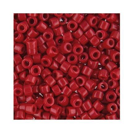Miyuki Delica Bead Size 11 DB723 Opaque Dark Cranberry
