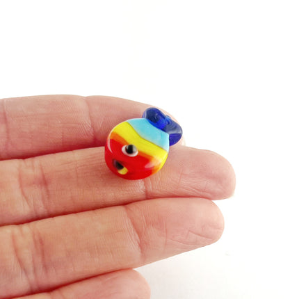 Glass Rainbow Fish Beads