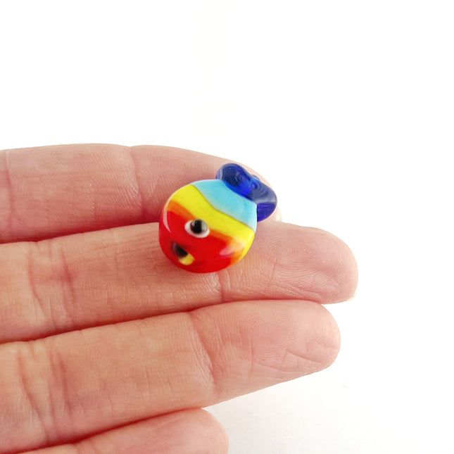 Glass Rainbow Fish Beads