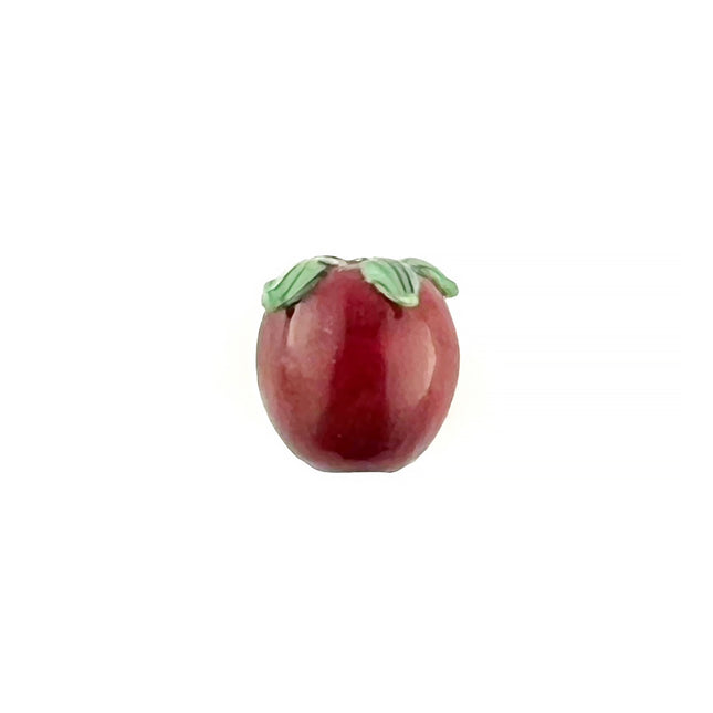 Tomato Glass Bead