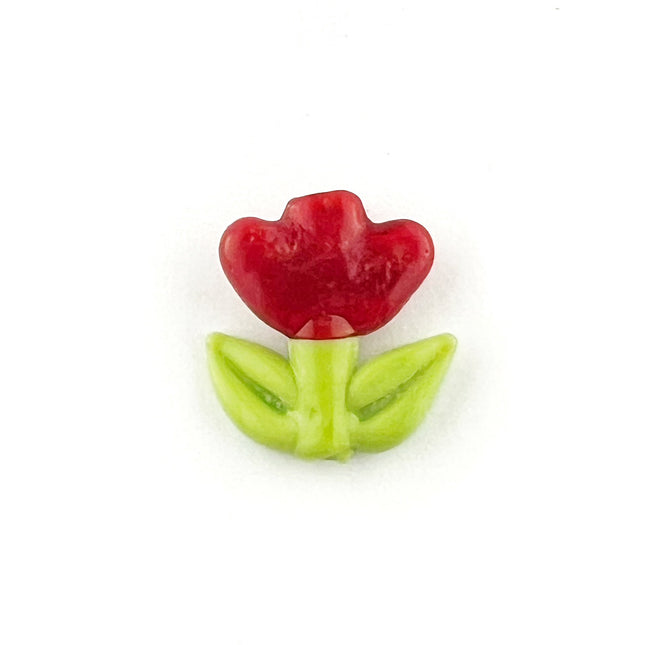 glass tulip bead