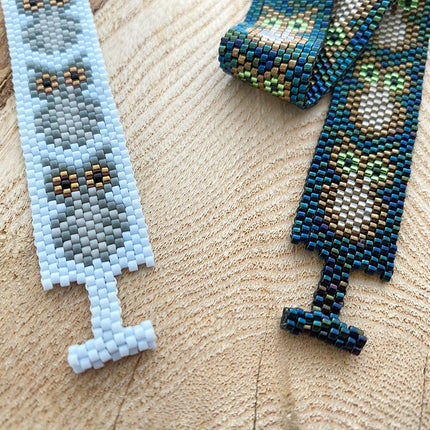 Night Owl Bracelet Peyote Stitch Beading Kit