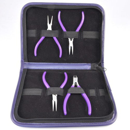 Purple Professional 4 Plier Set