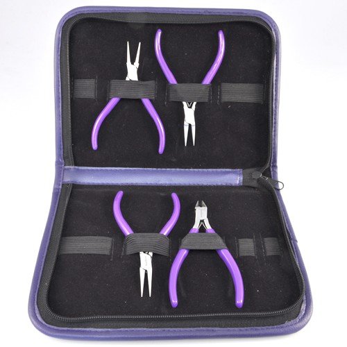 Purple Professional 4 Plier Set