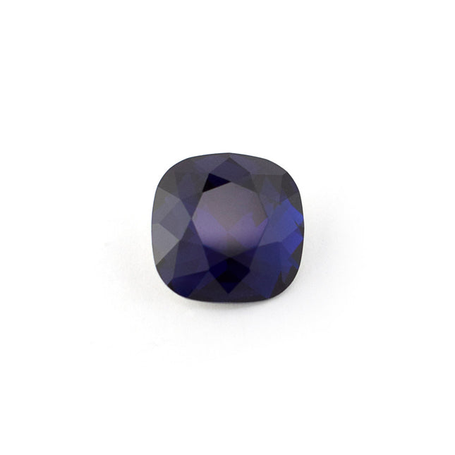 Preciosa indigo square cushion