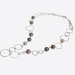 20mm Medium Round Quicklinks Silver Plated