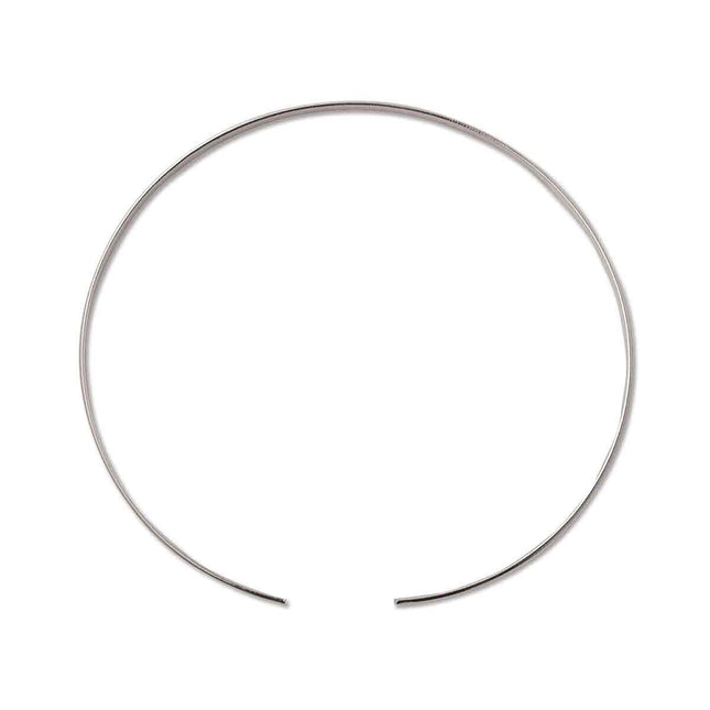 crown tiara band, silver plated, circular band of silver plated metal with a small hole in each end of the band