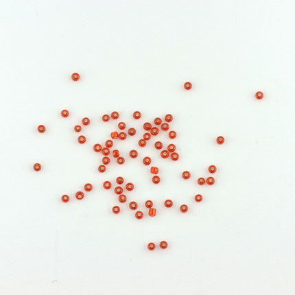 Size 15 Silver Lined Red Seed Beads