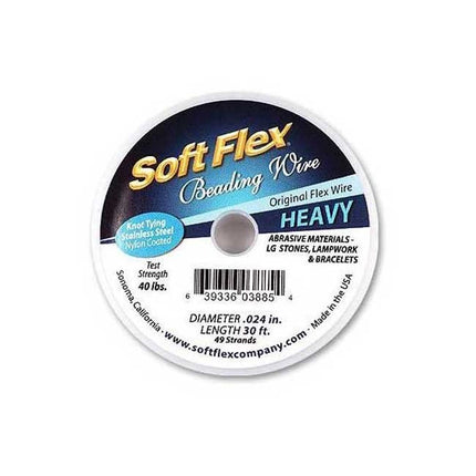 Soft Flex Heavy 30ft Satin Silver