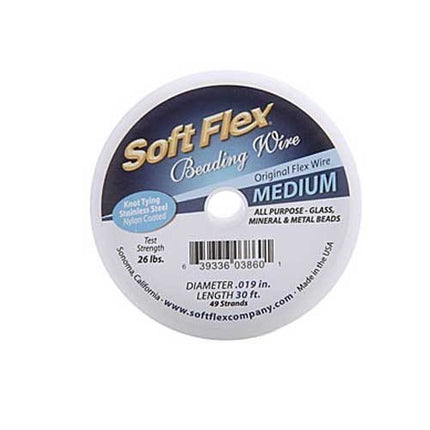 Soft Flex Medium 30ft Satin Silver