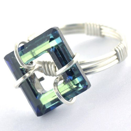 Square Wire Silver Plated 0.6mm (22 Gauge)
