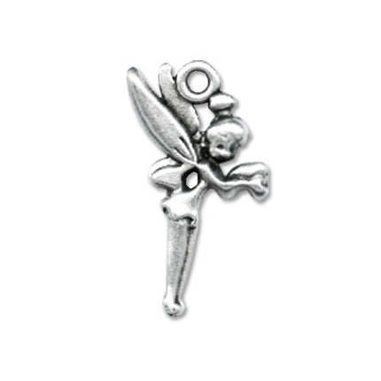 Tinker Fairy Charm Antique Silver