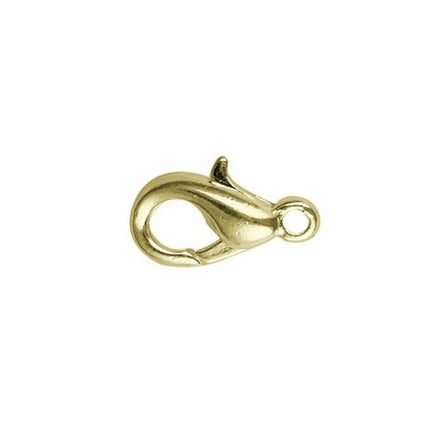 Trigger clasp gold plated small