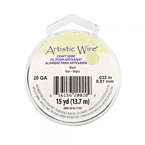 Artistic wire black 0.8mm