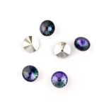 12mm Crystal Heliotrope Rivoli