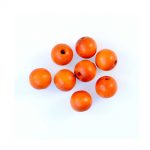12mm orange wooden beads