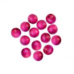 12mm pink wooden beads