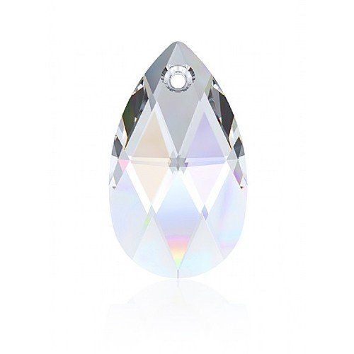 16mm Swarovski Crystal Drop Pendant Crystal AB The Bead Shop