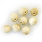 18mm natural round wooden beads